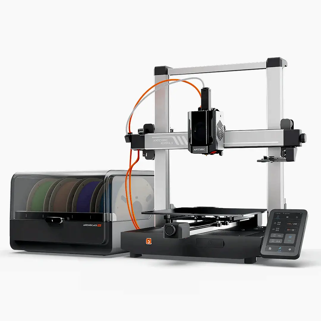 Anycubic Kobra 3 Combo Renkli 3D Yazıcı
